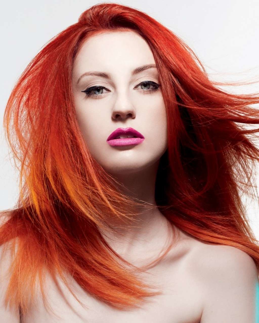 Красно рыжие оттенки волос фото