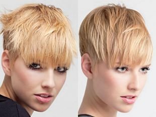 Цвет волос бежевый блондин, актуальные стрижки для тонких волос